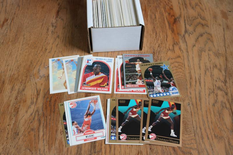 lot 61 image: 200 Dominique Wilkins cards...