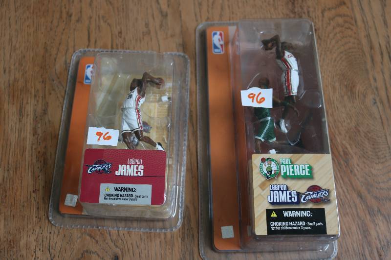 lot 96 image: 2 Lebron James figures...