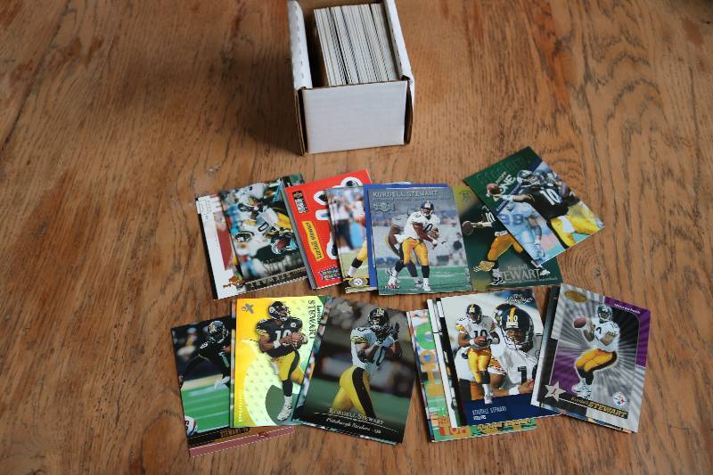 lot 58 image: 100 Kordell Stewart cards...