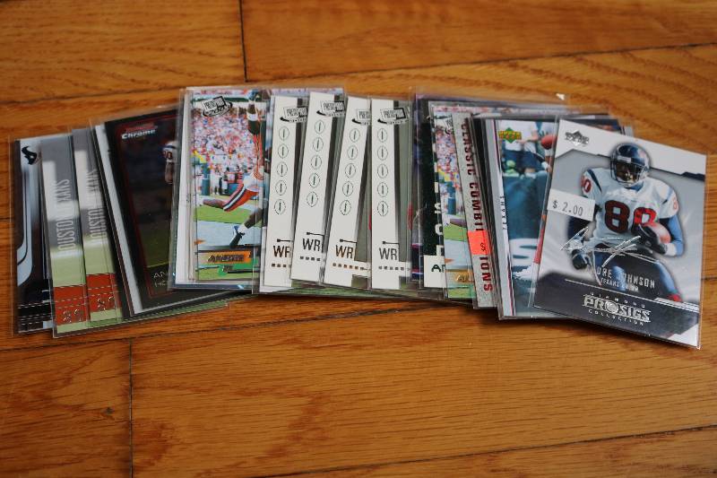 lot 26 image: 24 Andre Johnson cards...