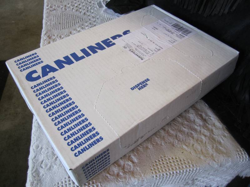 lot 13 image: Case of 250 Can Liners 20-30 Gallon...