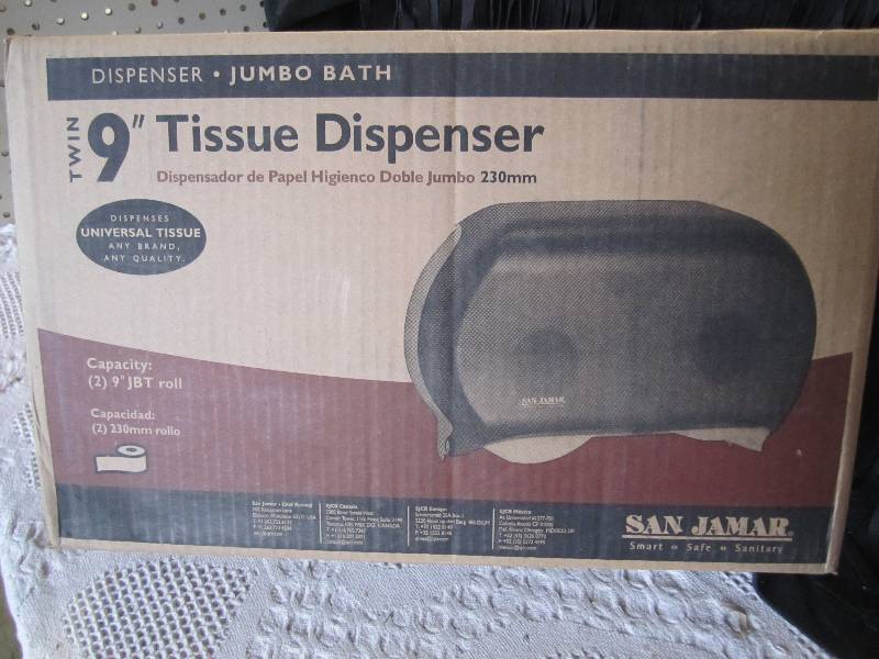 lot 20 image: Lot of 2 Twin 9 Tissue Dispensers...