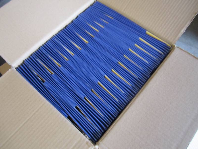 lot 23 image: Case of 100 Color Life File Pockets...