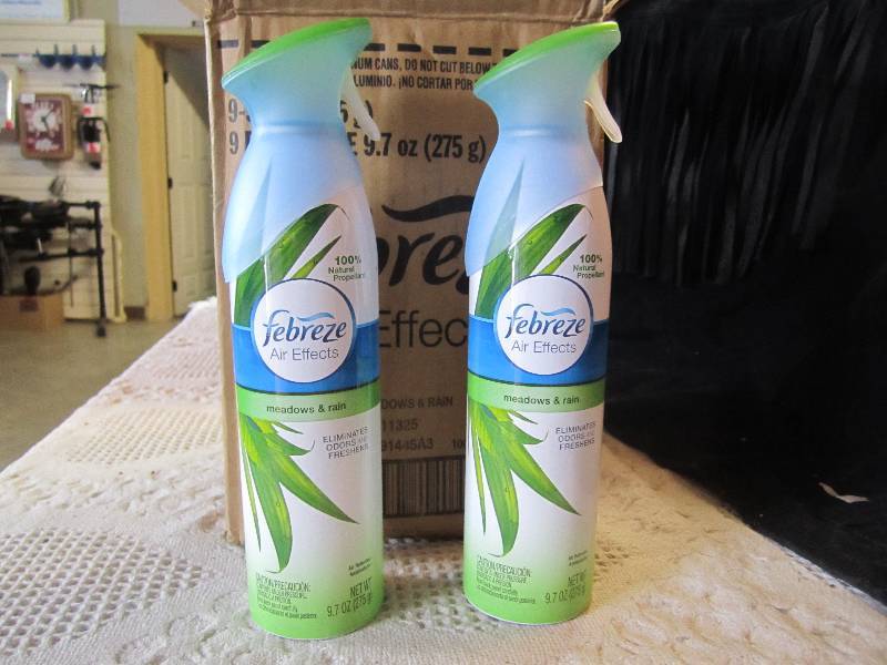 lot 33 image: Case of 9 Febreze Air Effects Meado...