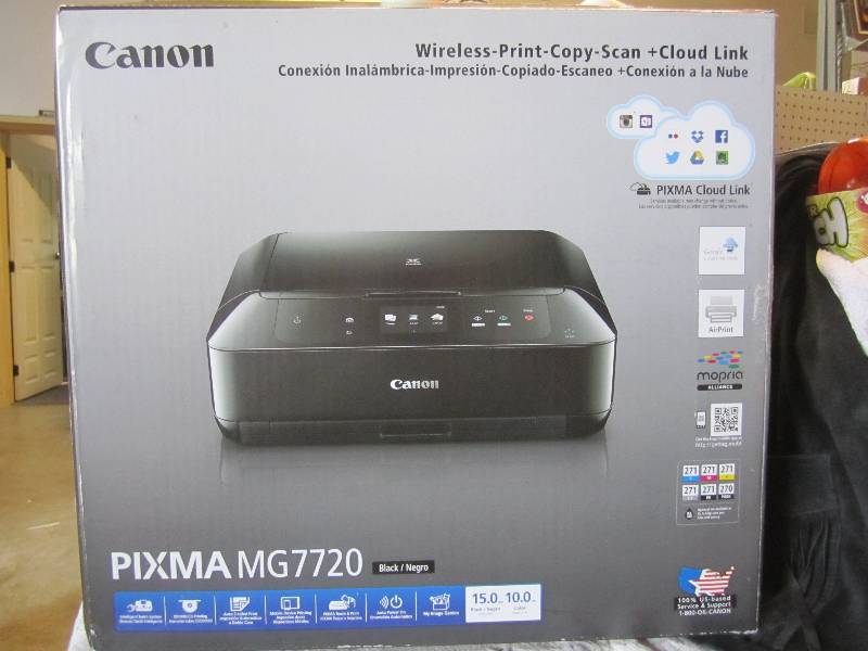 lot 38 image: Canon PIXMA MG7720 Wireless Print C...