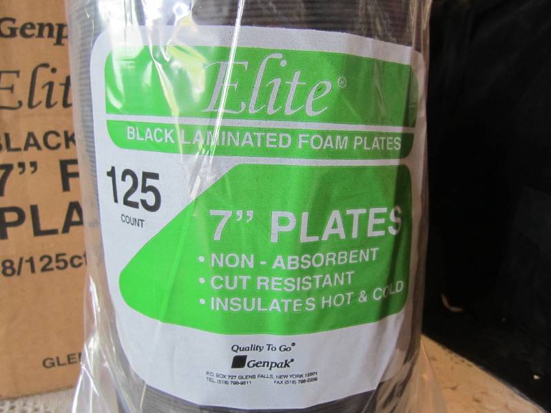 lot 42 image: Case of 1000 Black Laminated 7 Foa...