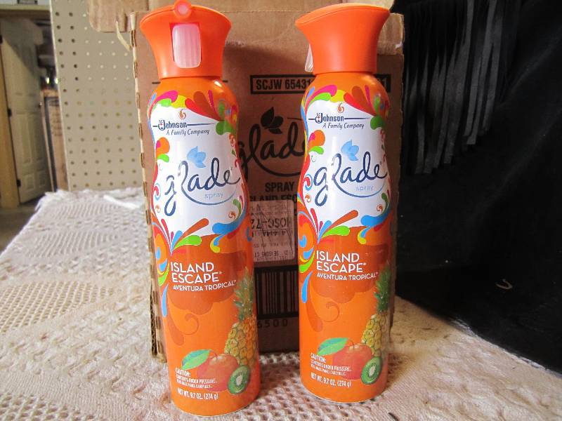 lot 58 image: Case of 6 Glade Spray Island Escape...