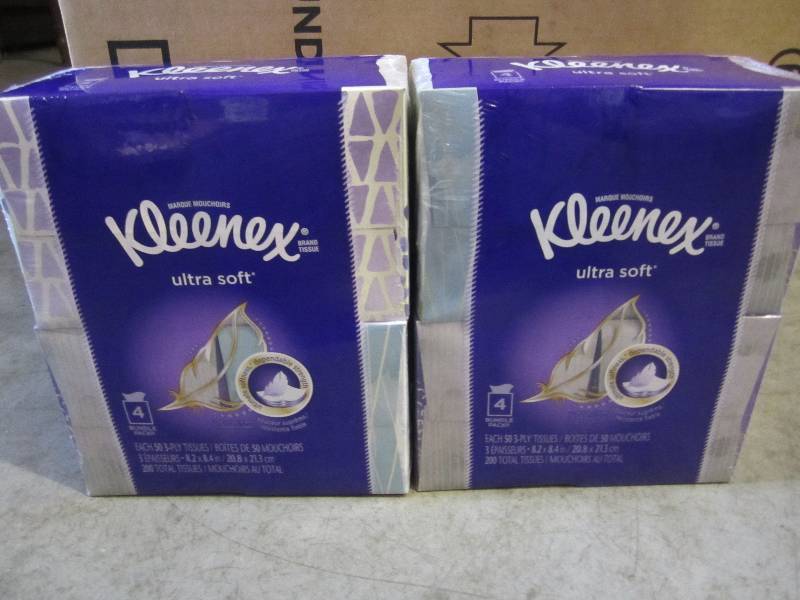 lot 68 image: Case of 48 Boxes Kleenex Facial Tis...