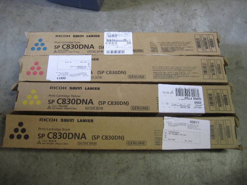 lot 93 image: Lot of 4 Ricoh Savin Lanier Print C...