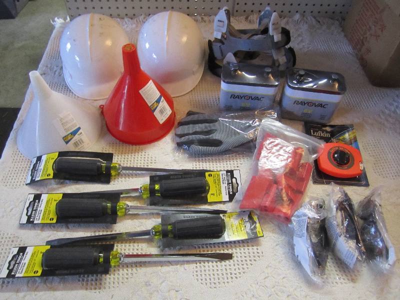 lot 100 image: Lot of Tools etc. Screwdrivers Safe...