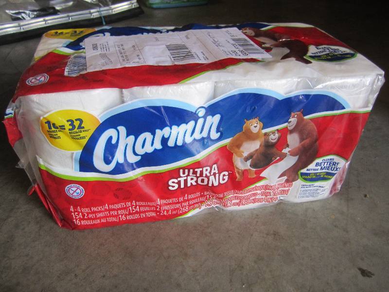 lot 107 image: Mixed Lot of Charmin Bathroom Tissu...
