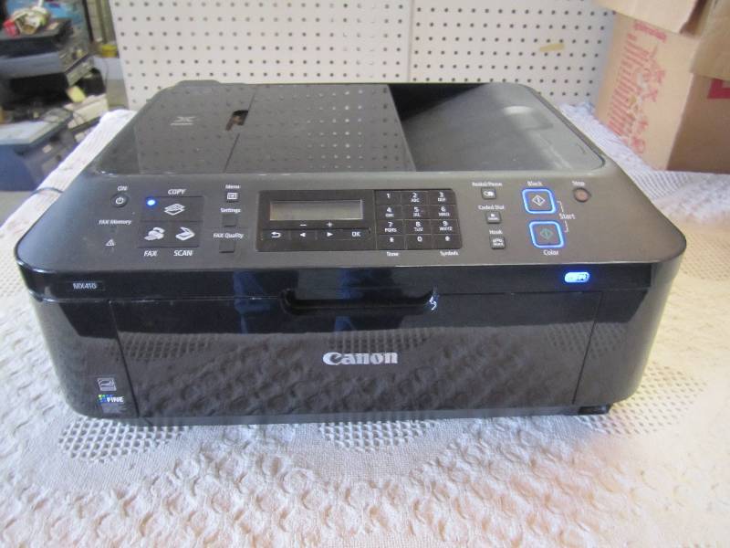 lot 121 image: Canon MX410 All-In-One Print Copy F...