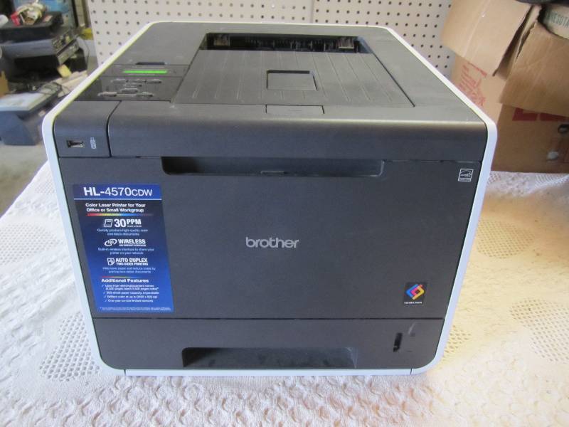 lot 123 image: Brother HL-4570CDW Color Laser Prin...