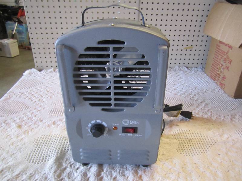 lot 130 image: Soleil Heater with Fan Tested and W...