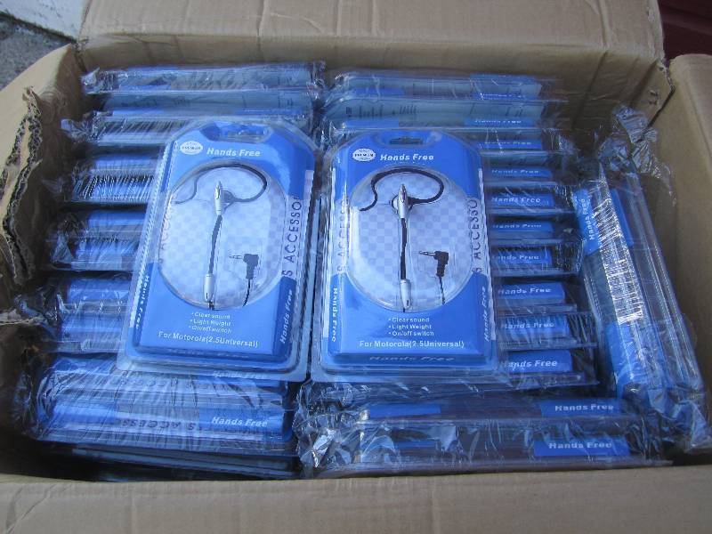 lot 150 image: Case of Hands Free Phone Devices ...