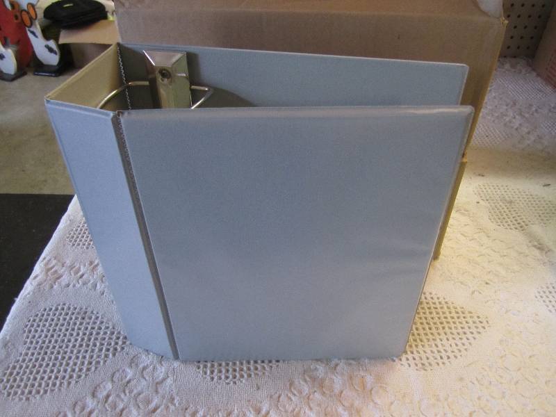 lot 216 image: Lot of 4 Large 4 inch 3-Ring Binder...