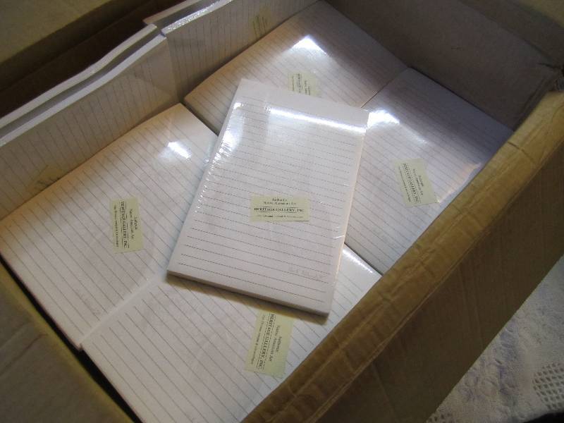 lot 217 image: Lot of 69 Note Pads with Envelopes....
