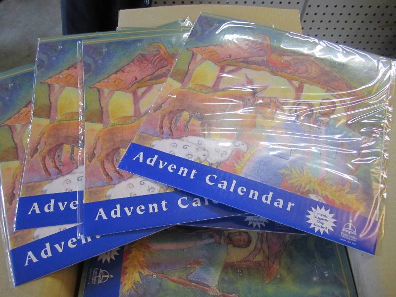 lot 244 image: Case of 200 Concordia Advent Calend...