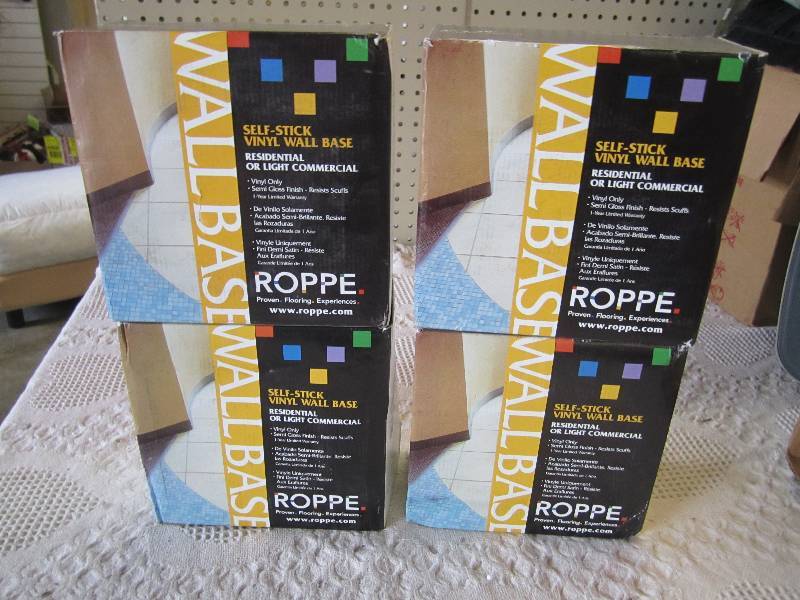 lot 248 image: Lot of 4 Boxes Roppe Self-Stick Vin...