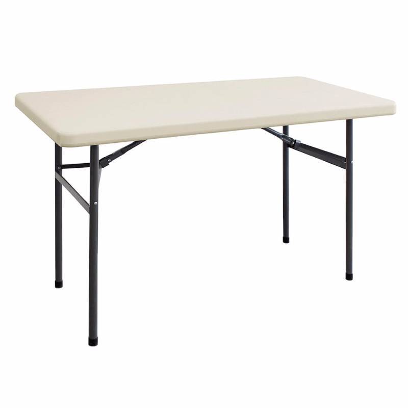 HDX Earth Tan Banquet Folding Table never used