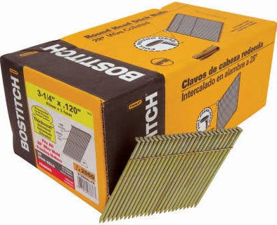 Bostitch Coated Framing Nails, Pack of 2000, As Shown