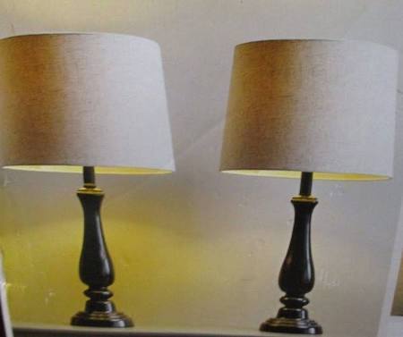 J. Hunt 2 Touch Control Table Lamps 1041256 Bronze Finish never used