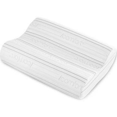 Serta Icomfort Sleep System Contour Cool Action Dual Effects Memory Foam Pillow White MSRP $100