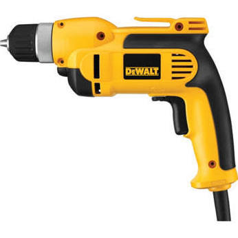 Dewalt DWD110K 38 Heavy Duty VSR Pistol Grip Drill Kit with Keyless Chuck never used