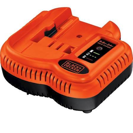 Blackdecker 9.6V-18V NiCad Rechargeable Battery Charger - Black, Shock Orange new
