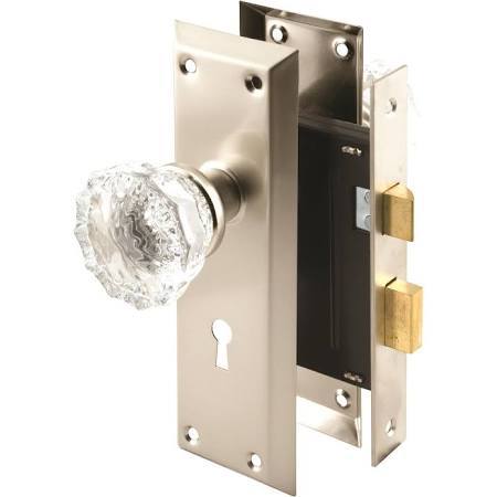Prime-Line Products - Mortise Lock Set with Glass Knob new total of 2