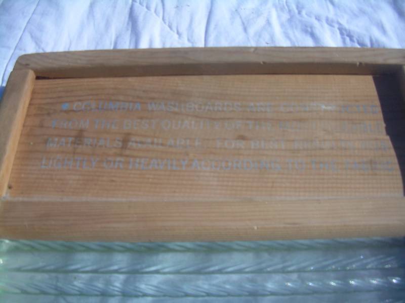 COLUMBIA WASH BOARD