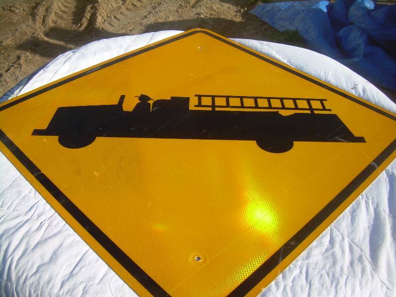 FIRE TRUCK SIGN