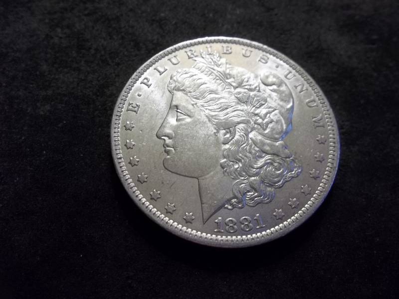 1881 O Morgan Silver Dollar