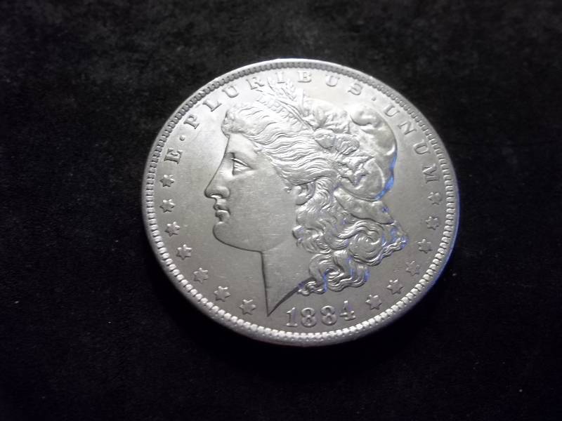 1884 O Morgan Silver Dollar