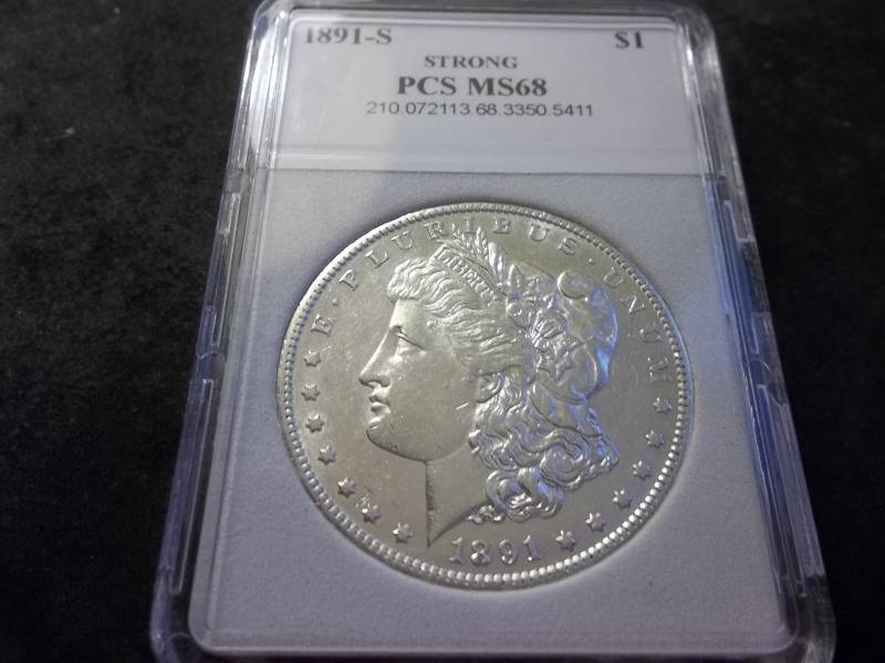 1891 S  Morgan Silver Dollar
