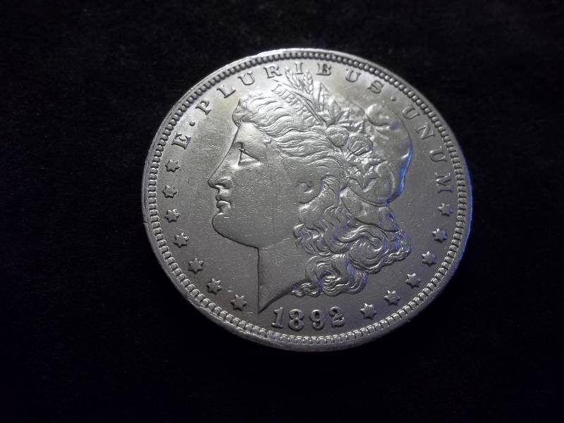 1892 O Morgan Silver Dollar