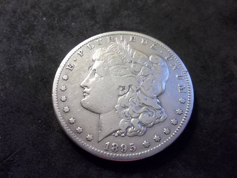1895 S Morgan Silver Dollar
