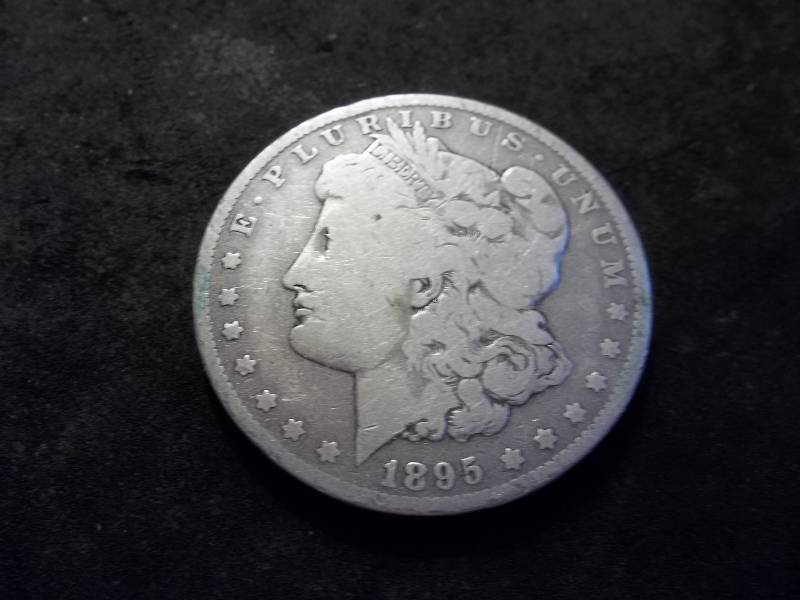 1895 O Morgan Silver Dollar