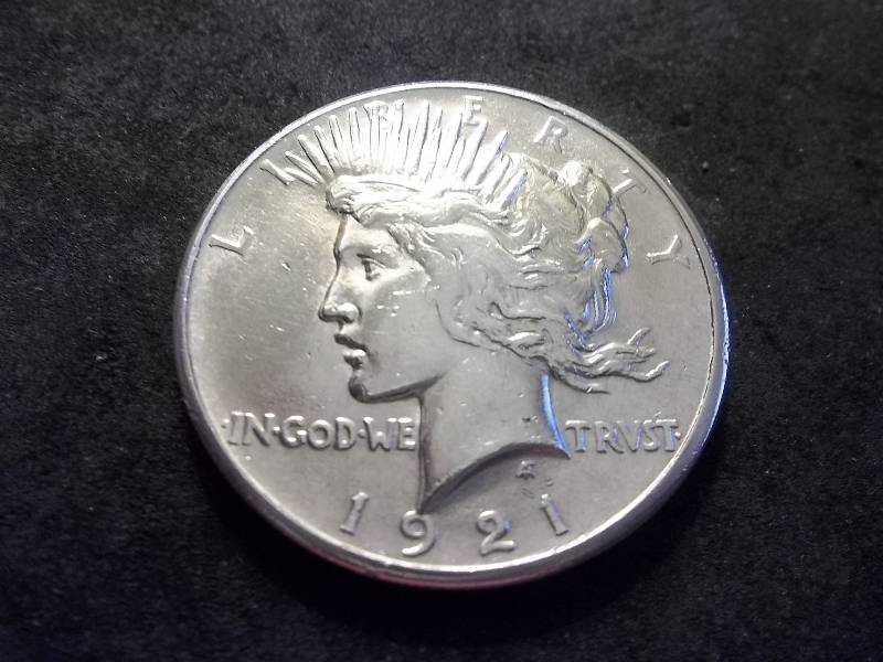 1921 Peace Silver Dollar