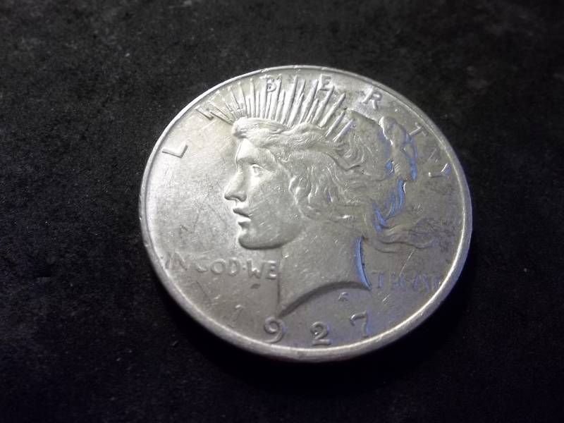 1927 D Peace Silver Dollar