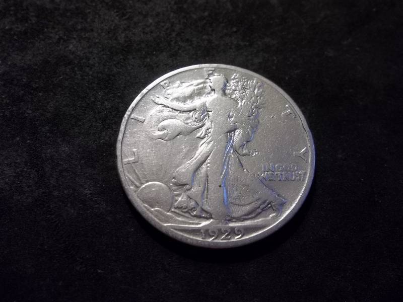 1929 D Walker Half Dollar