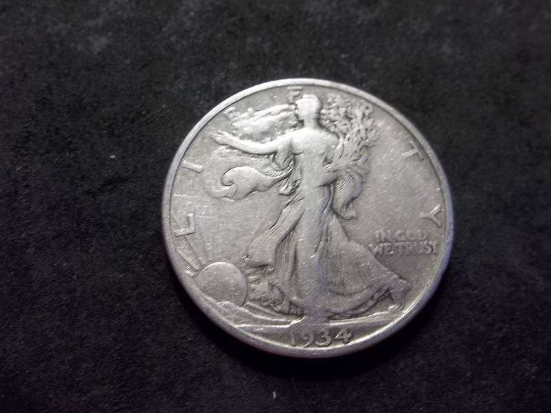1934 D Walker Half Dollar