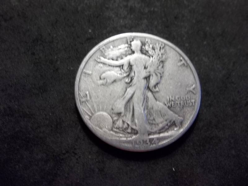1934 S Walker Half Dollar