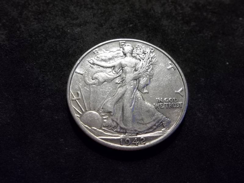 1942 D Walker Half Dollar