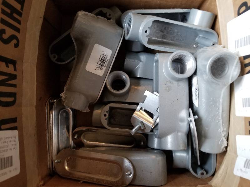lot 140 image: Electrical - Lot -34 & 1 Conduit Bodies - LBs, LLs, Covers