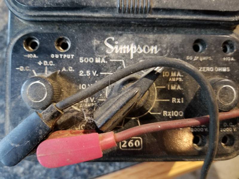 lot 171 image: Simpson Electric Meter