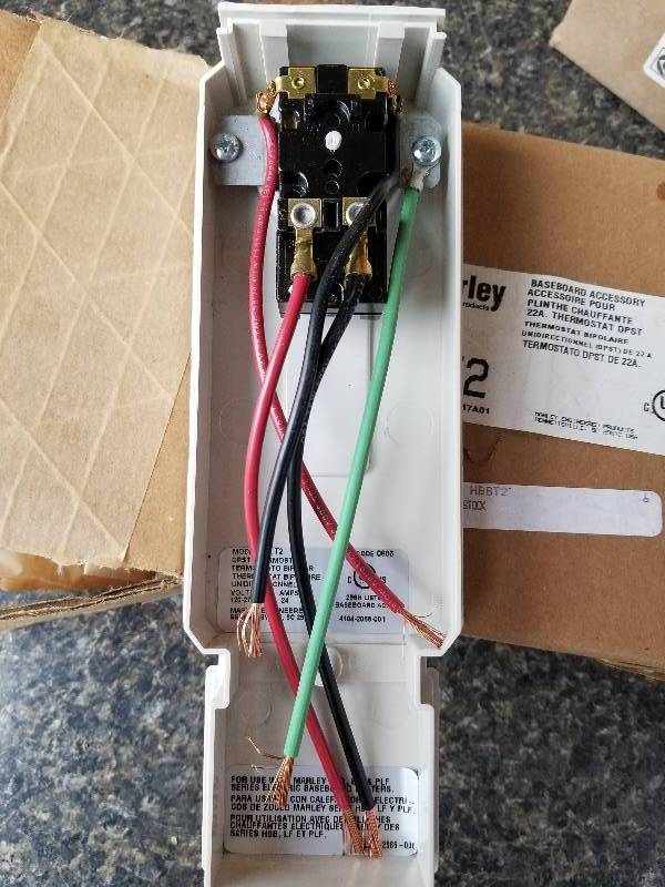 lot 114 image: Electrical - Lot - Marley Baseboard Heater Thermostats