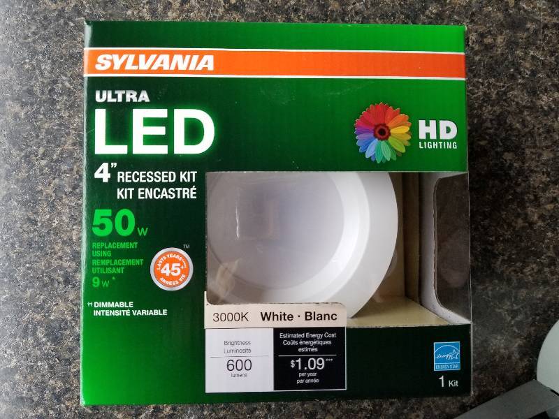 lot 118 image: Electrical - Lot - 4 Recess Can & LED Recessed Kit