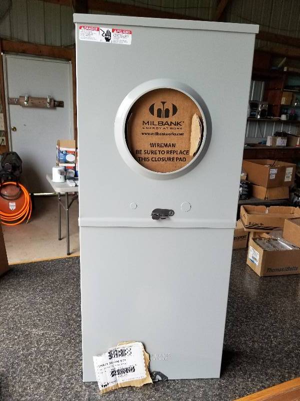 lot 60 image: Electrical - Milbank Combination Meter & Service Panel