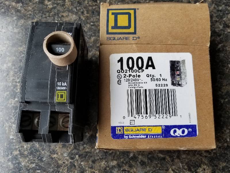 lot 78 image: Electrical - 100Amp 2-Pole Breaker